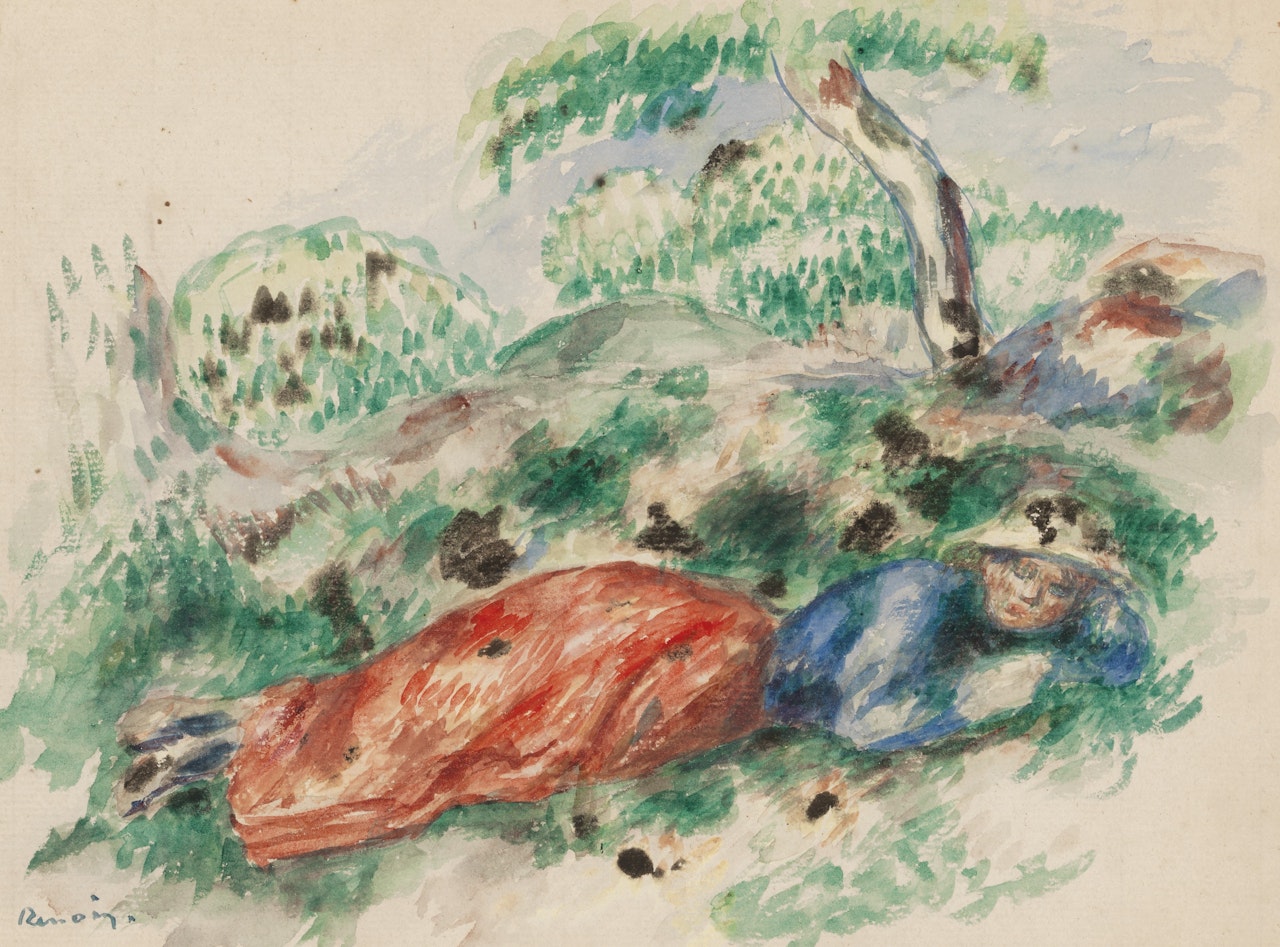 Femme couchée by Pierre-Auguste Renoir