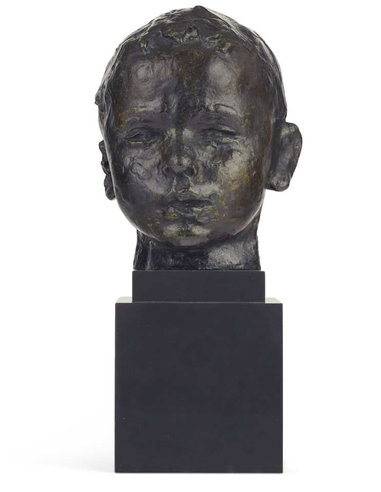 Tête de jeune enfant dit aussi "Enfant de Mme Merrill" by Auguste Rodin