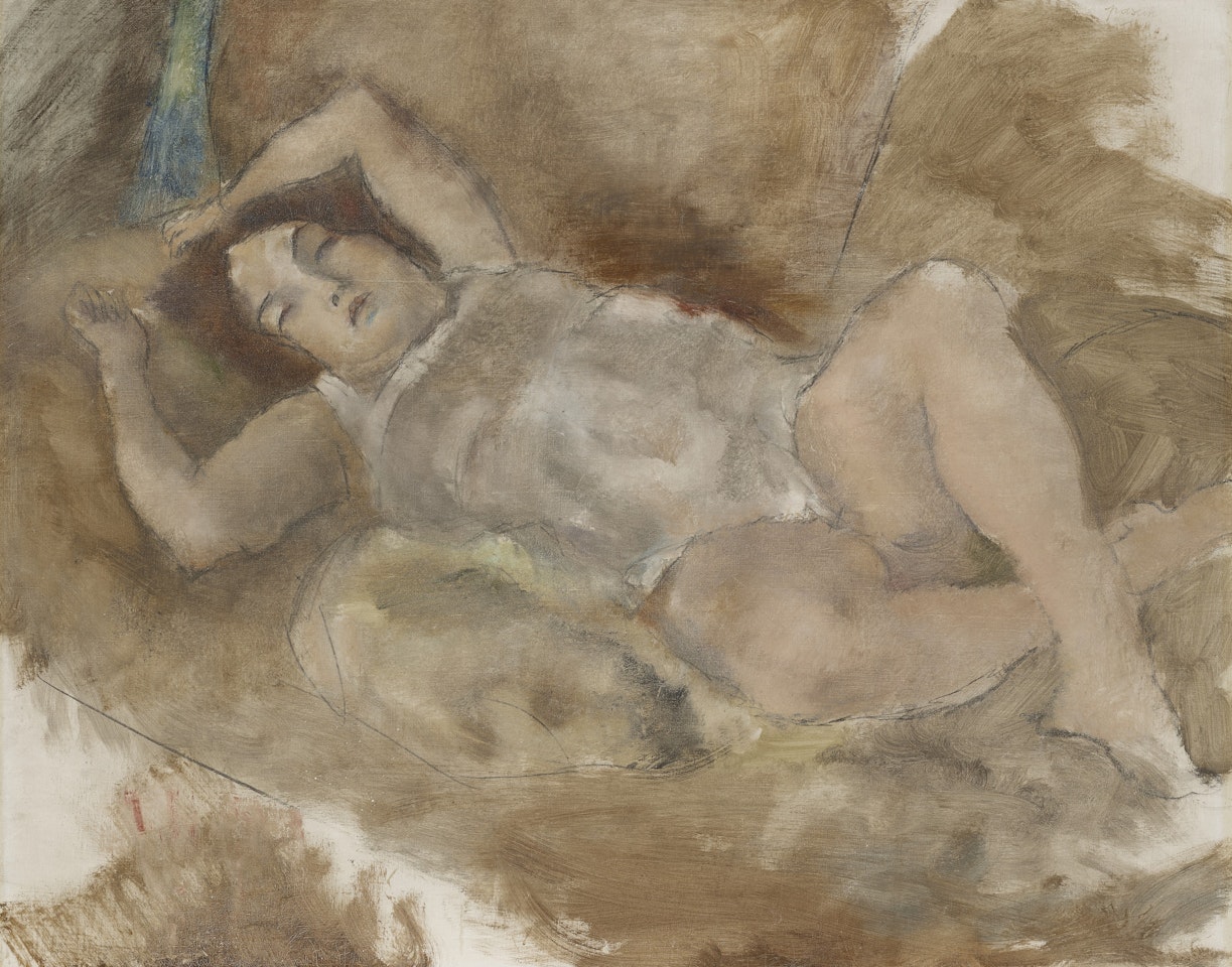 Nu allongé by Jules Pascin