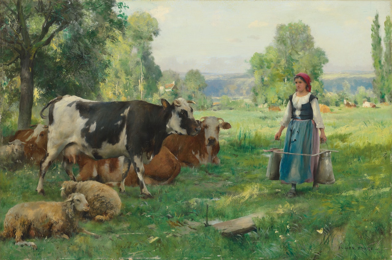 Dans un Pâturage by Julien Dupré