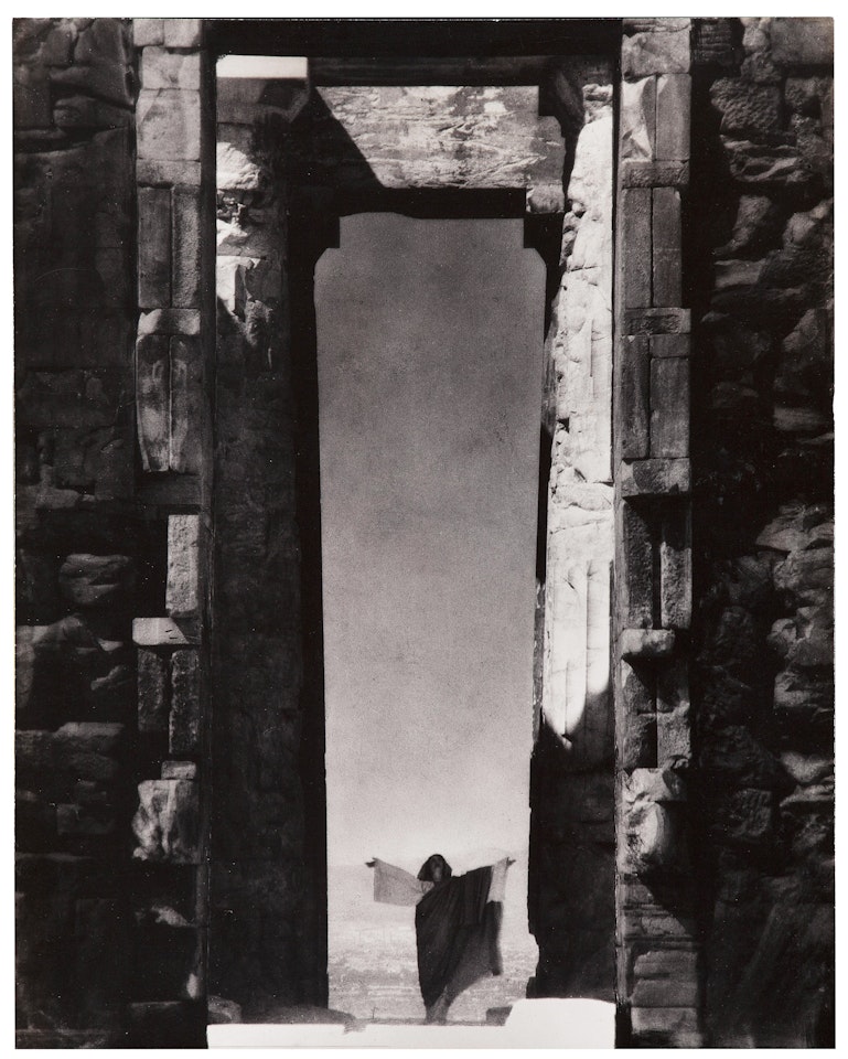 Isadora Duncan at the Portal of the Parthenon by Edward Steichen