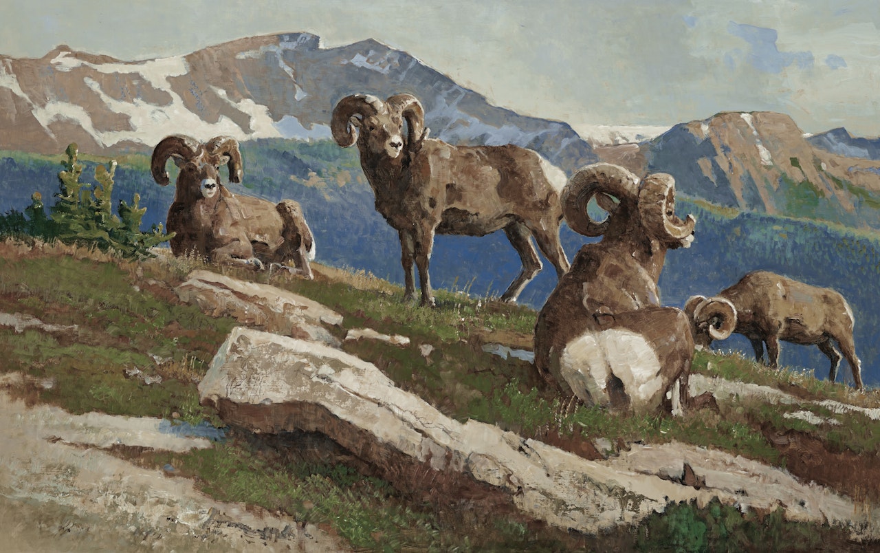 A Gathering of Elders by Bob Kuhn