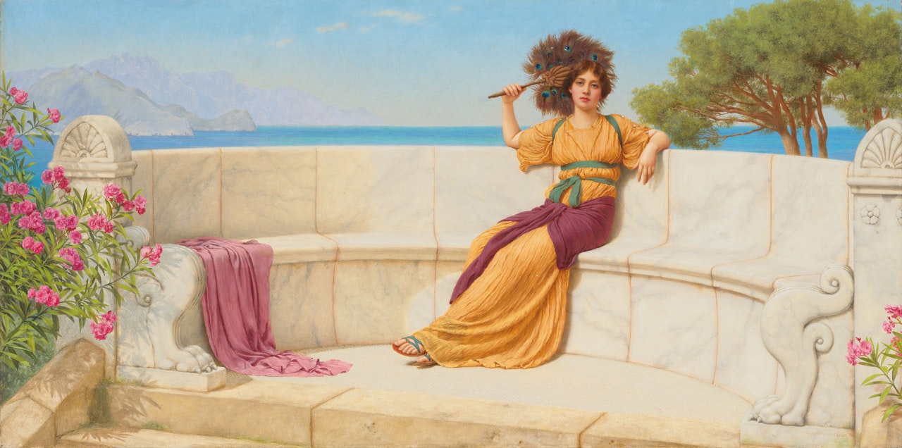 In the Prime of the Summertime (Reverie) by JOHN WILLIAM GODWARD, R.B.A.