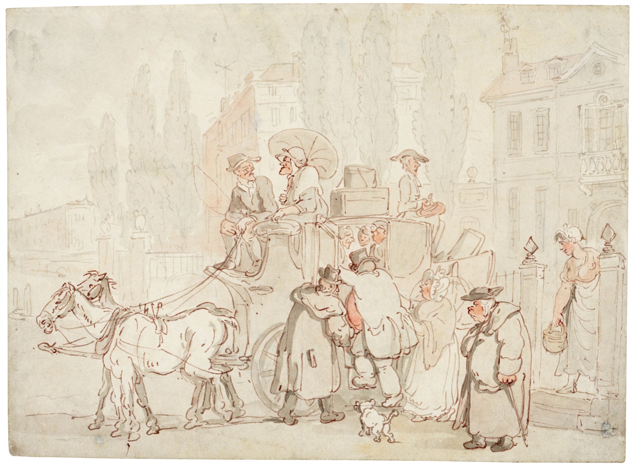The stage coach by Thomas Rowlandson
