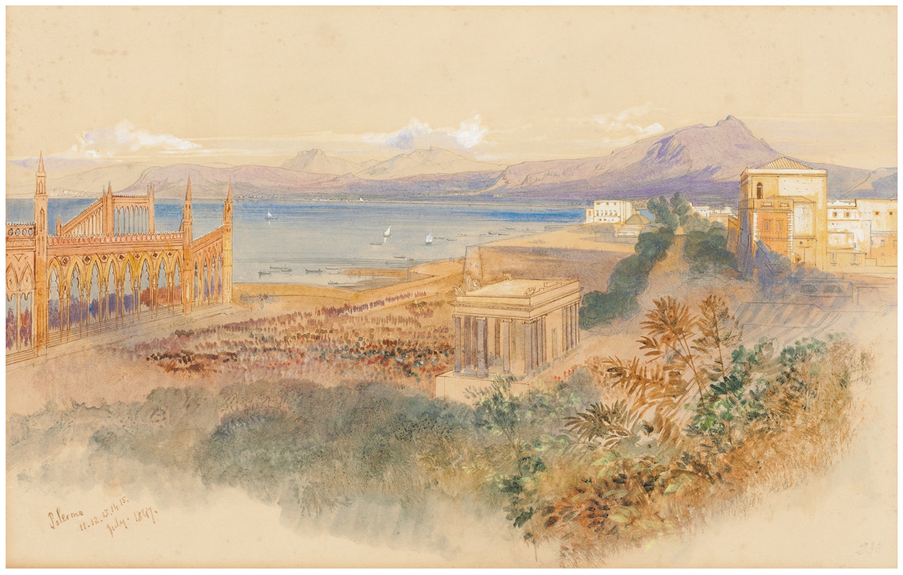 Palermo, Italy by Edward Lear