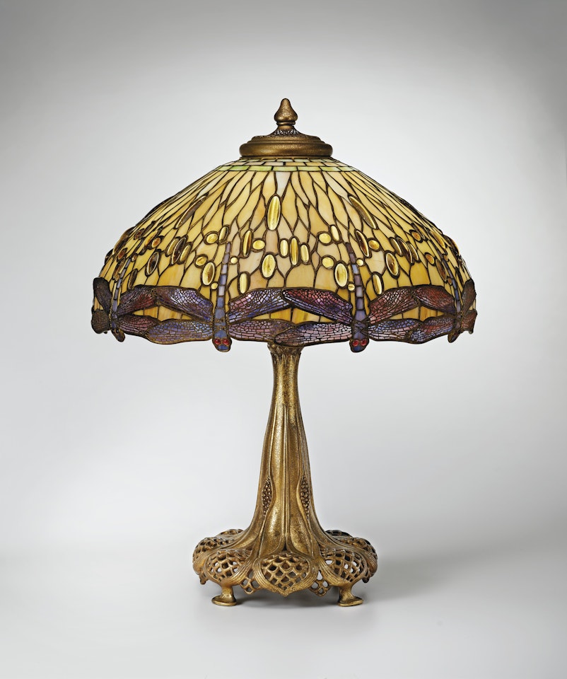 "Drophead Dragonfly" Table Lamp by Tiffany Studios