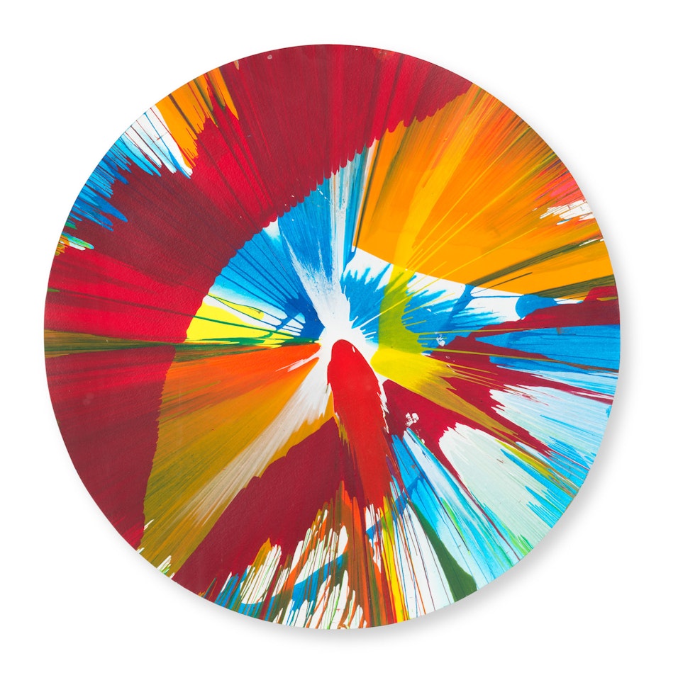 Untitled (Spin Painting) by Damien Hirst