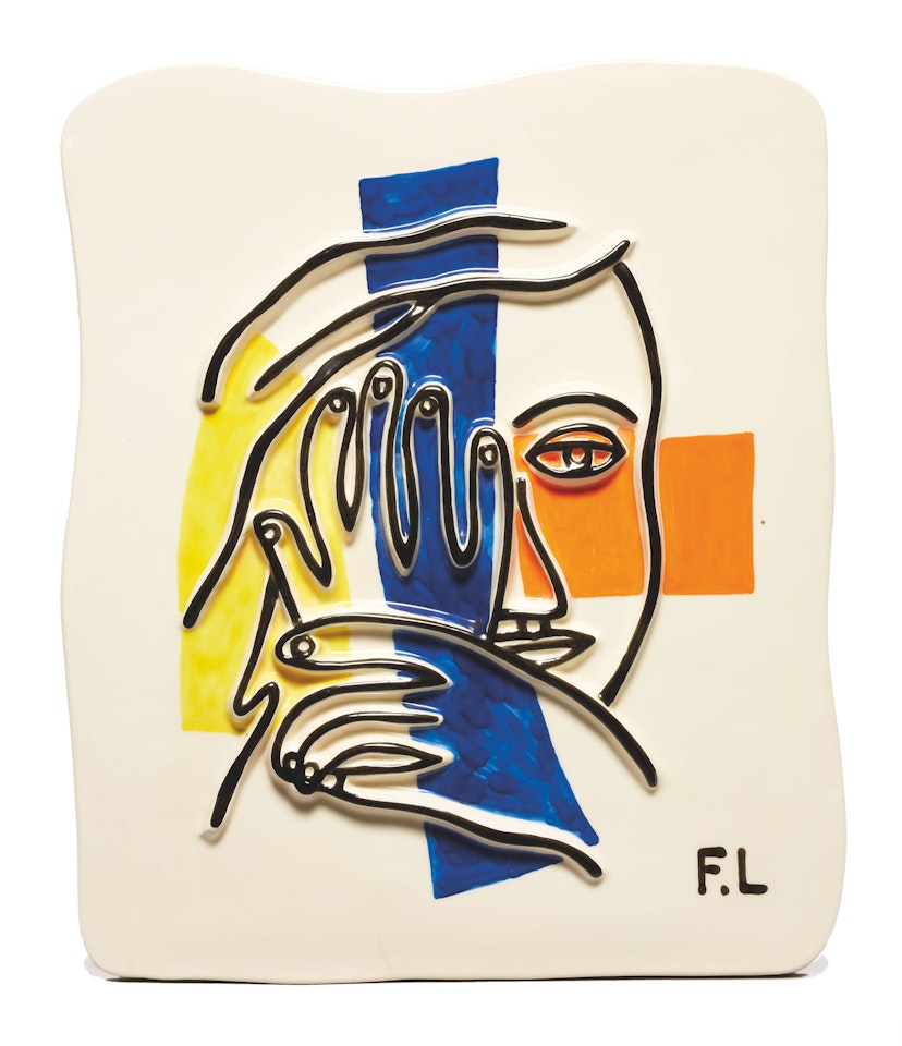 Visage aux deux mains by Fernand Leger