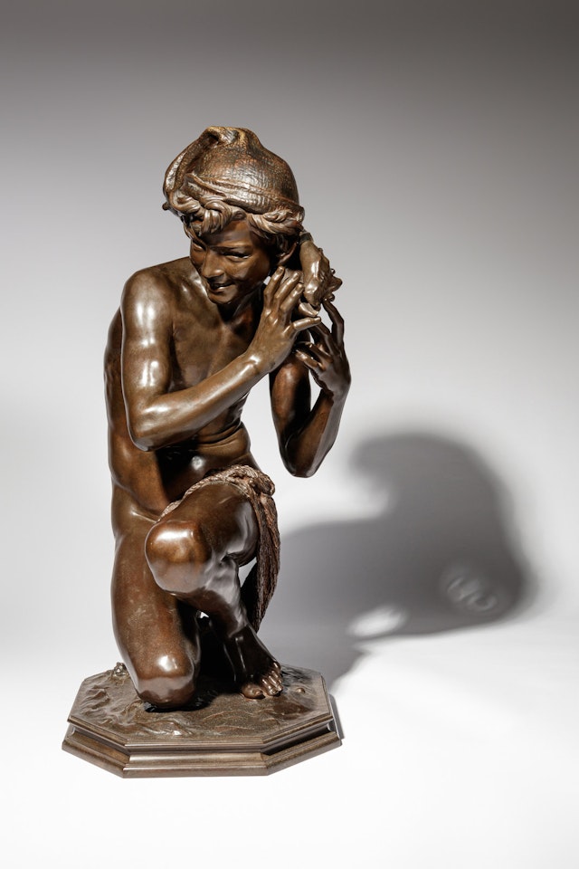 Le jeune pêcheur à la coquille by Jean-Baptiste Carpeaux