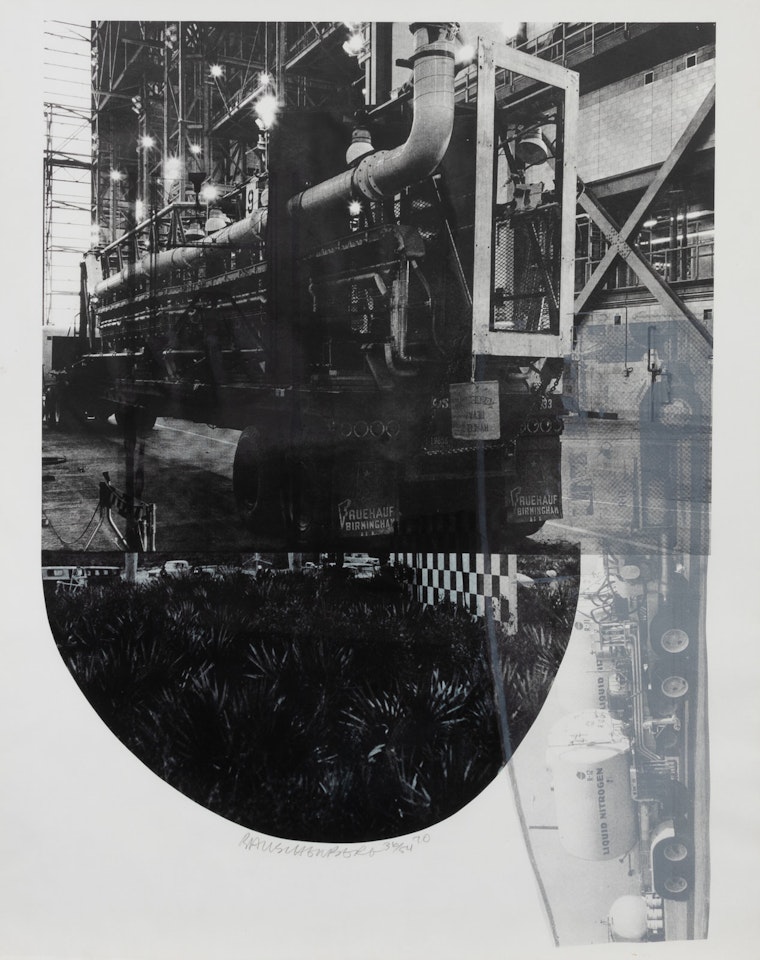 Tracks (from Stoned Moon Series) by Robert Rauschenberg