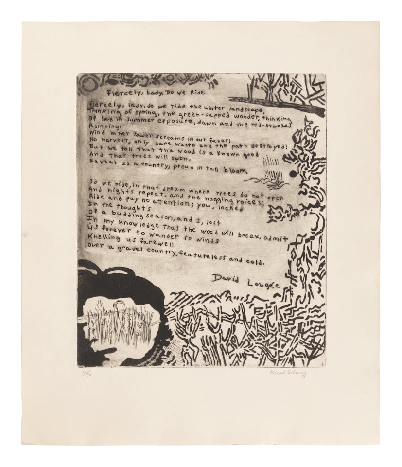 21 Etchings and Poems (complete portfolio of 21) by Various Artists
