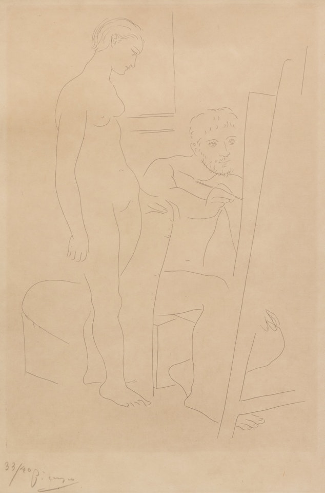 Le modèle nu by Pablo Picasso