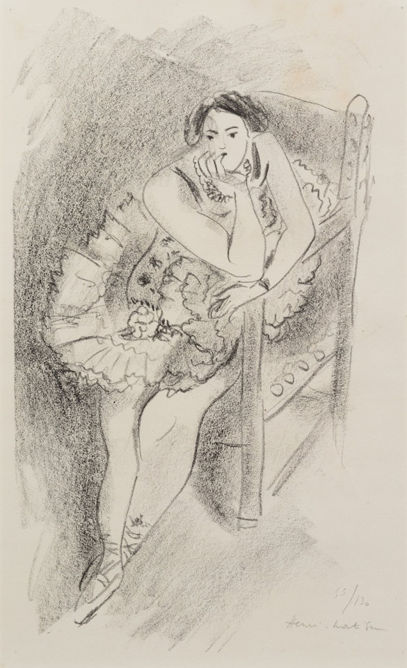 Danseuse au Fauteuil, En Bois (from Dix Danseuses) by Henri Matisse