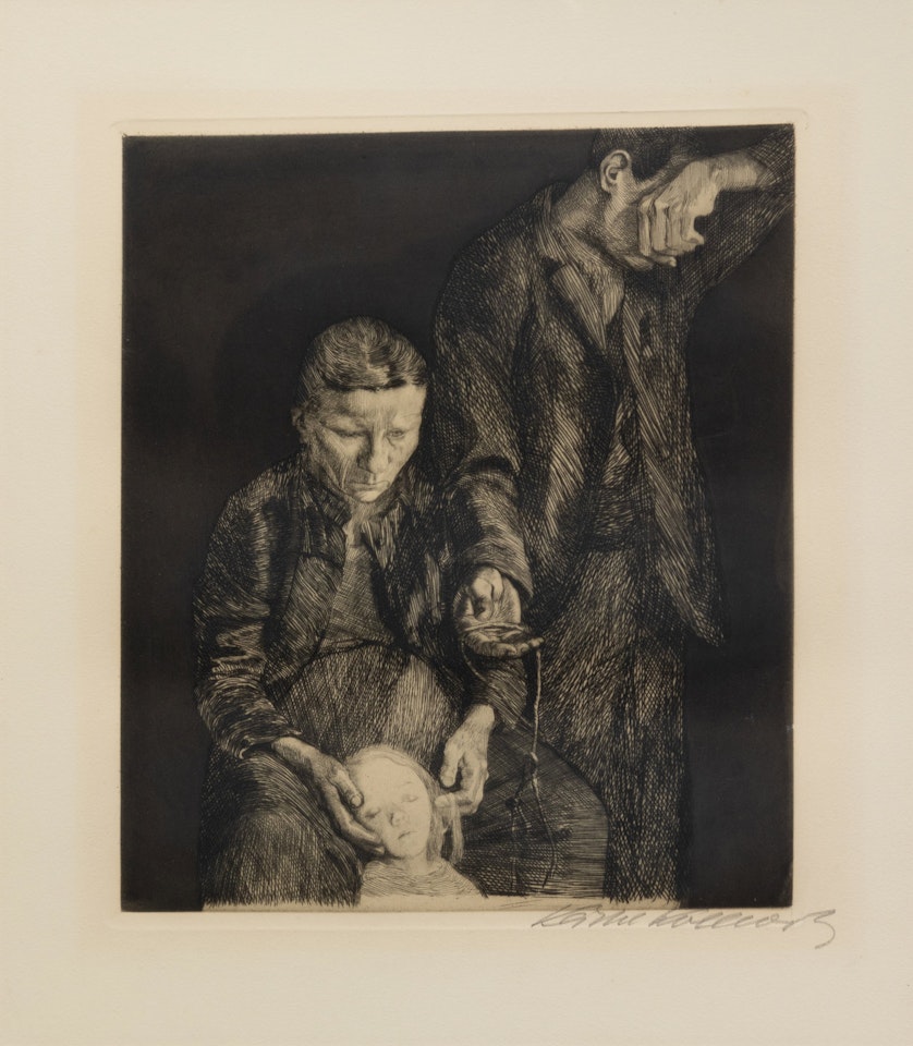 Zertretene (Arme Familie) by Kathe Kollwitz