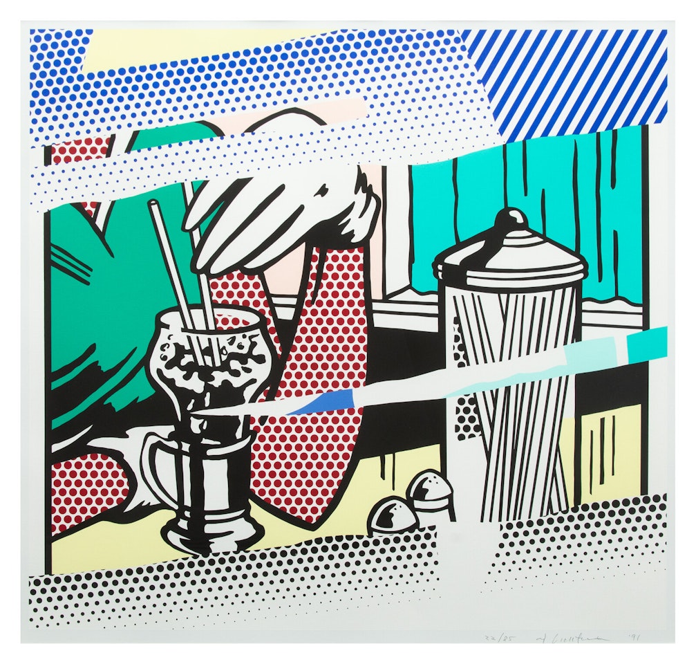 Reflections on Soda Fountain by Roy Lichtenstein