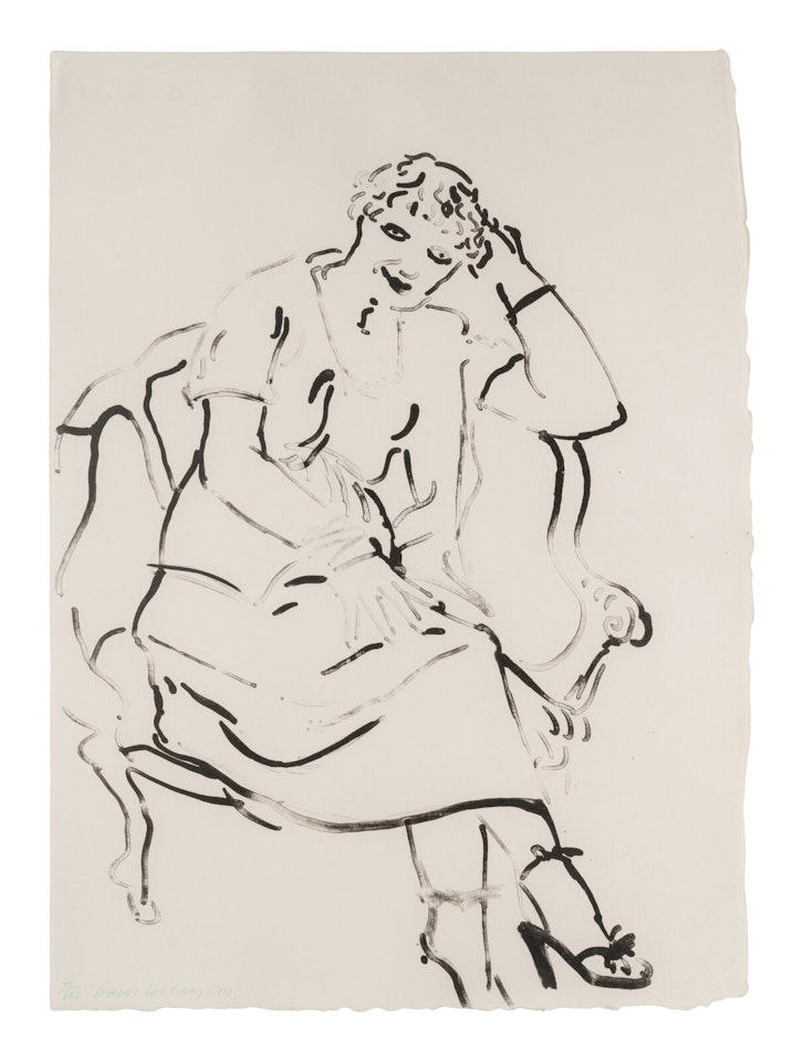 Celia - Weary by David Hockney