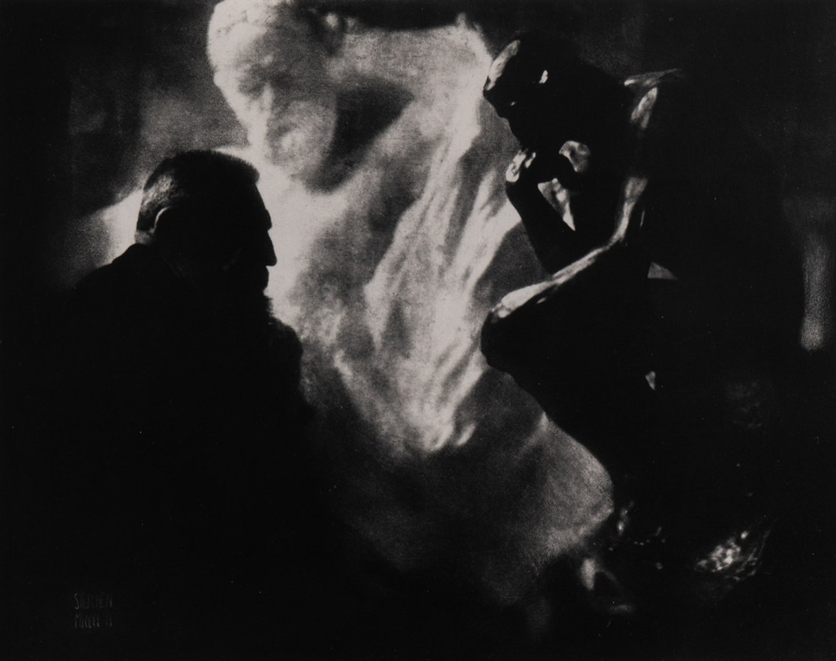 Rodin "Le Penseur" ("Thinker,") Paris by Edward Steichen