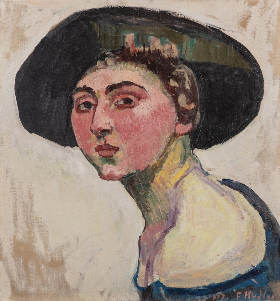 Bildnis Letizia Raviola by Ferdinand Hodler