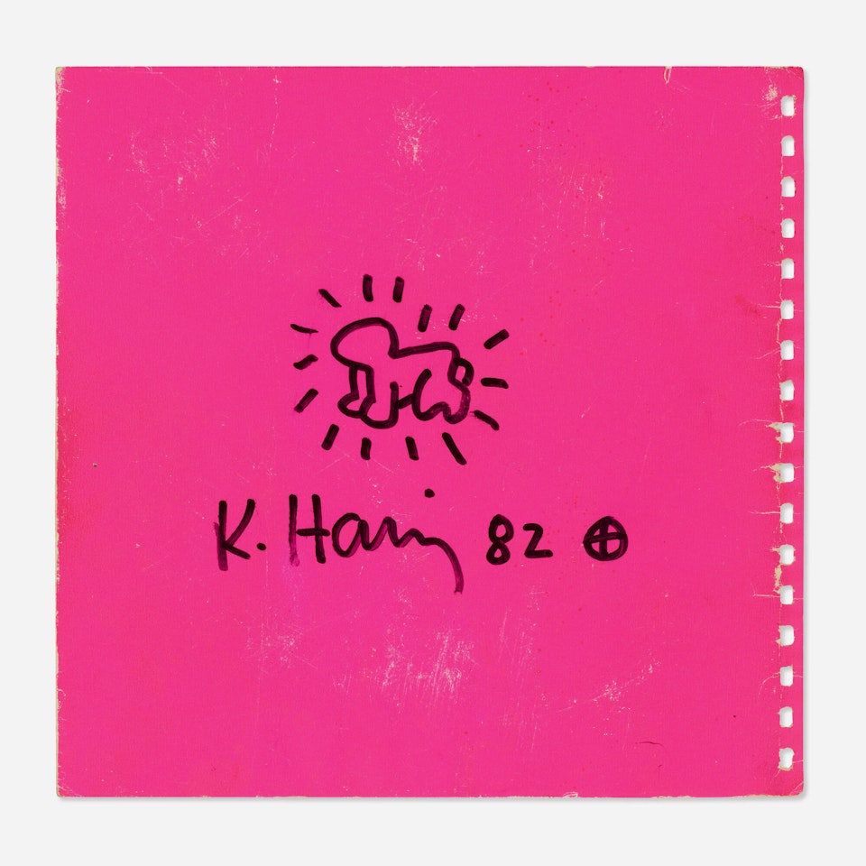 Untitled (Radiant Baby) (Tony Shafrazi exhibition catalog cover) by Keith Haring