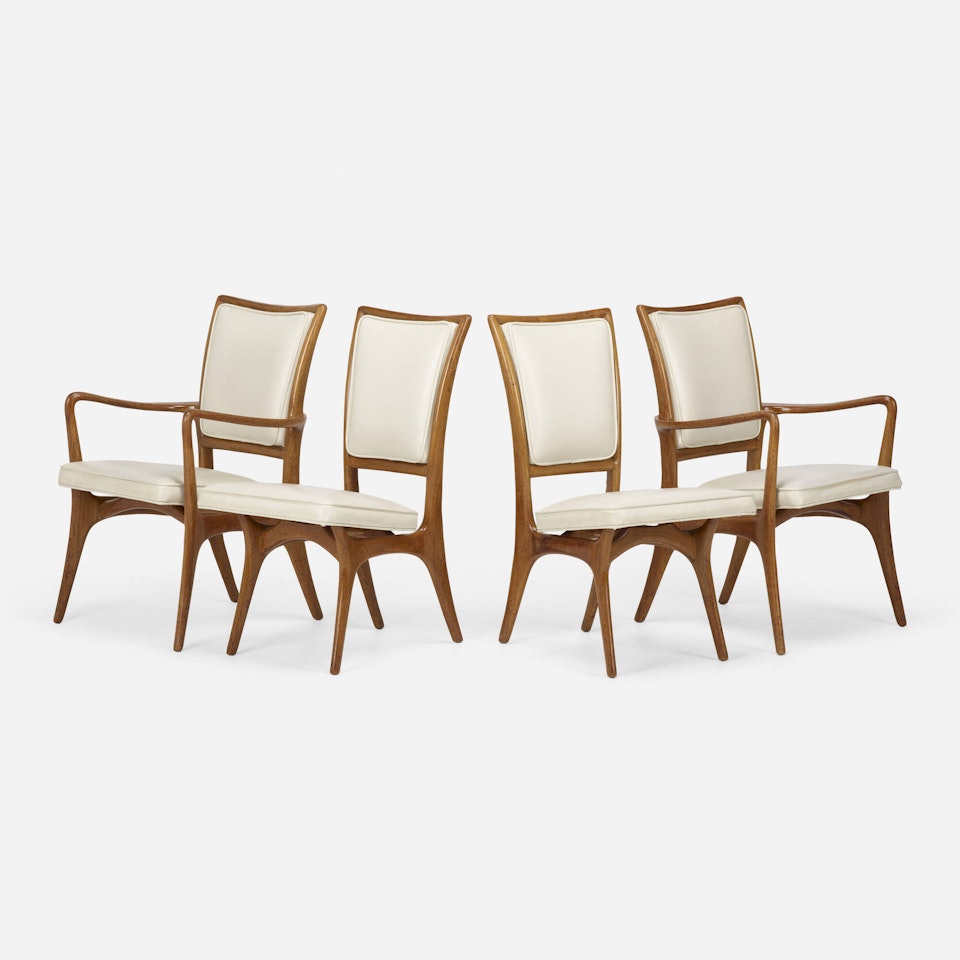 Dining chairs model 175A, set of four by Vladimir Kagan