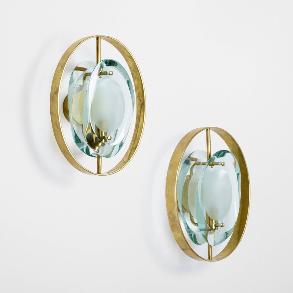 Sconces model 2240, pair by Max Ingrand