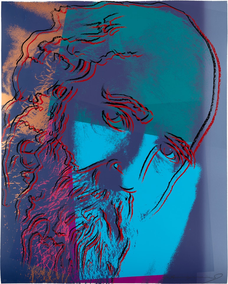 Martin Buber, from Ten Portraits of Jews of the Twentieth Century (F. & S. 228) by Andy Warhol