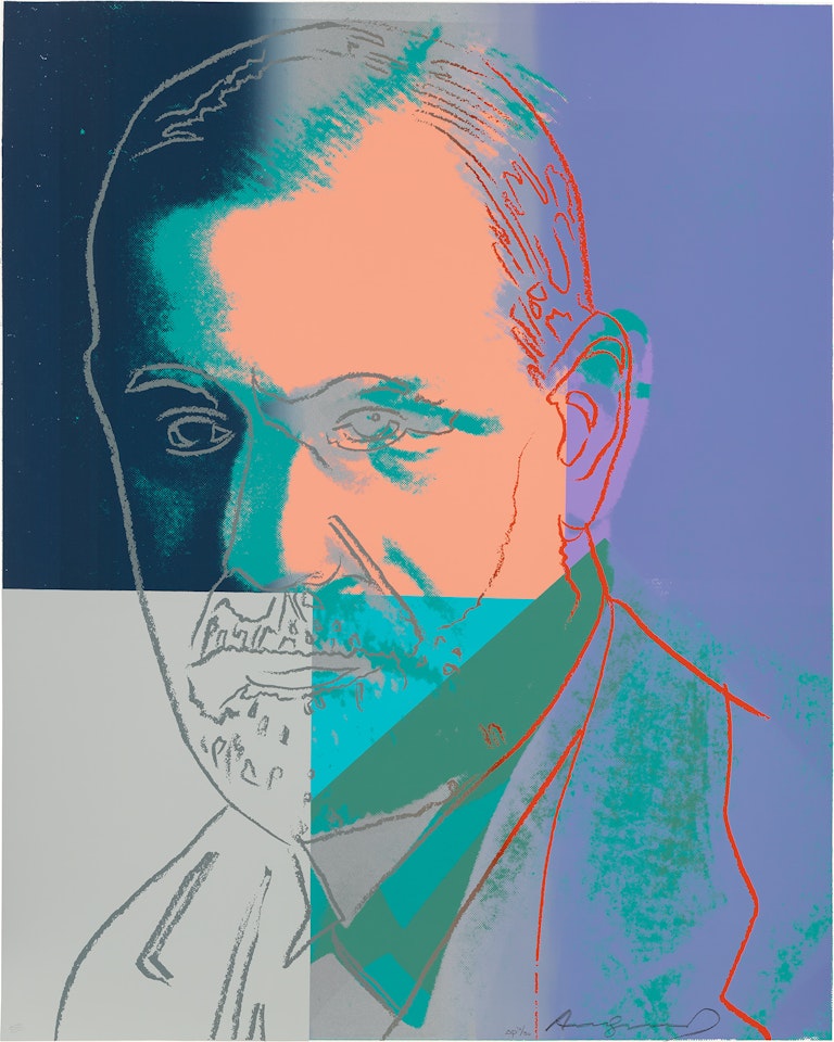 Sigmund Freud, from Ten Portraits of Jews of the Twentieth Century (F. & S. 235) by Andy Warhol