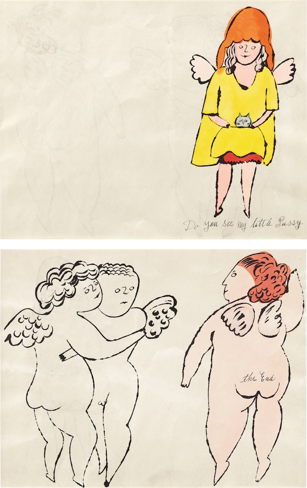 In the Bottom of My Garden: two plates (F. & S. IV.104A-105A) by Andy Warhol