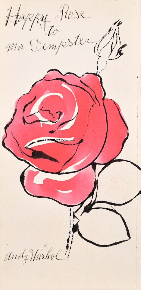 Rose by Andy Warhol