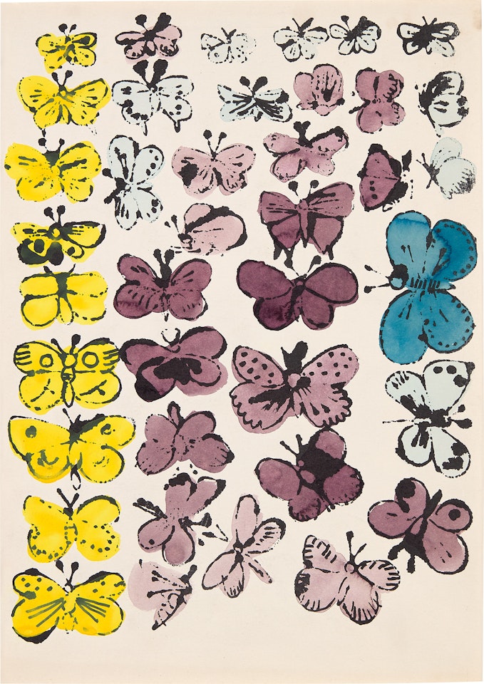 Happy Butterfly Day by Andy Warhol