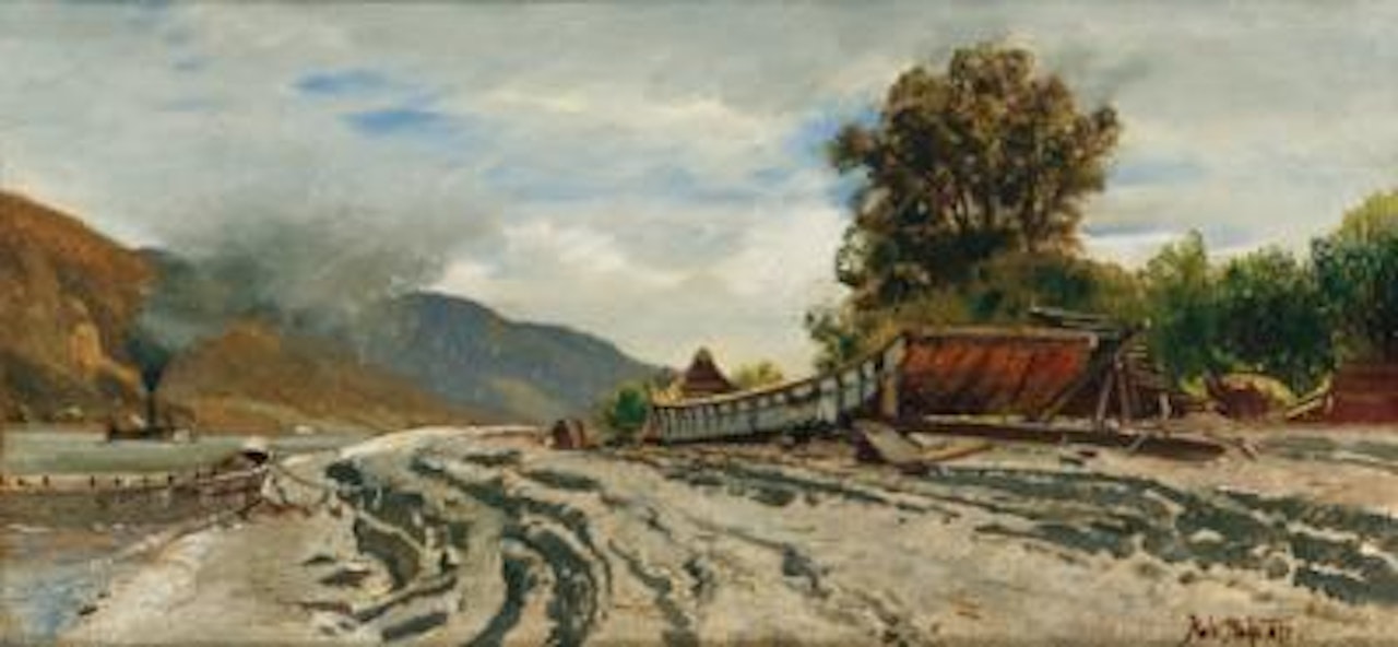 A View of the Danube near Krems by Robert Russ