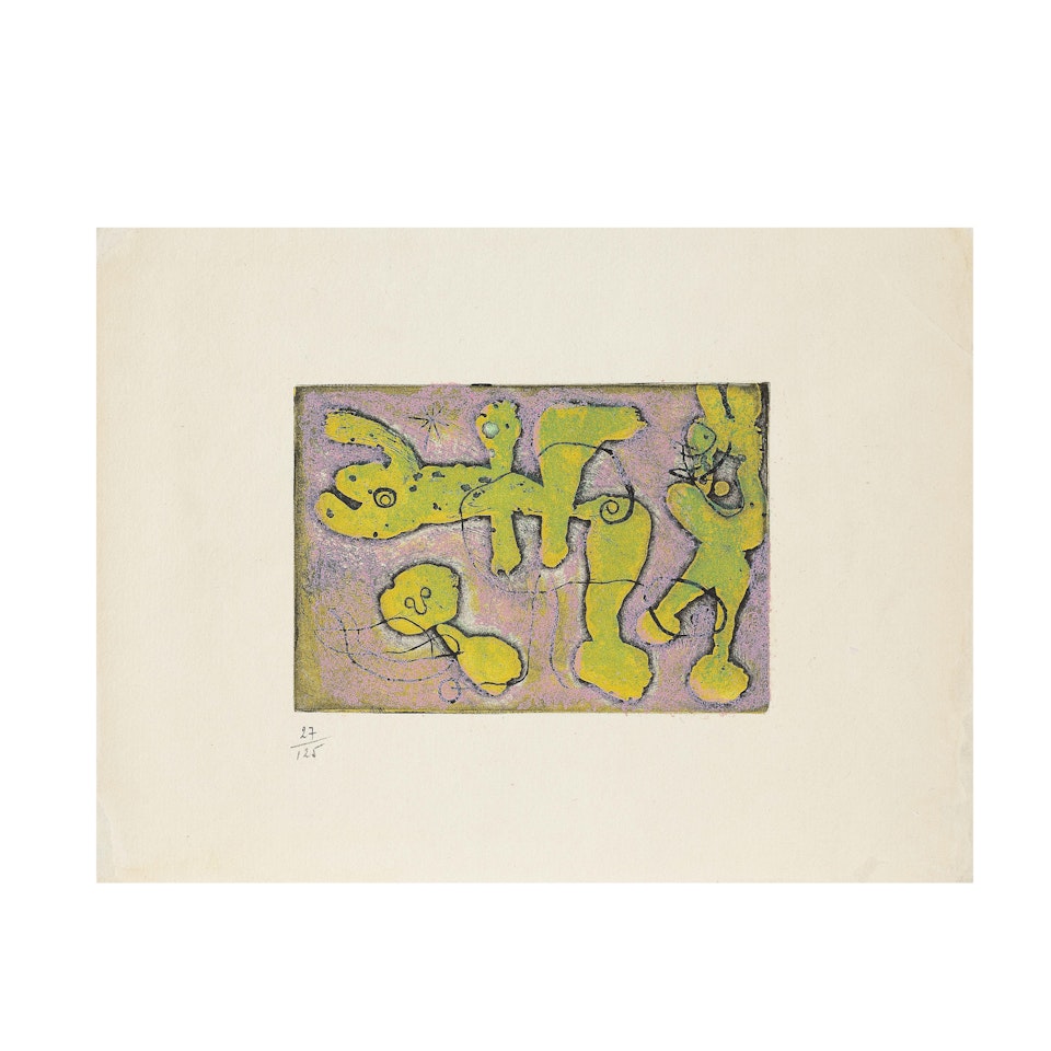 La Lumière de la Lame by Joan Miró
