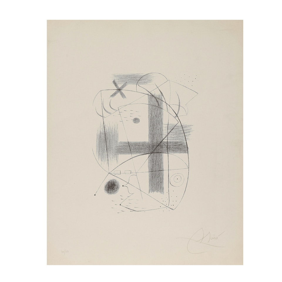 Lithographie II by Joan Miró