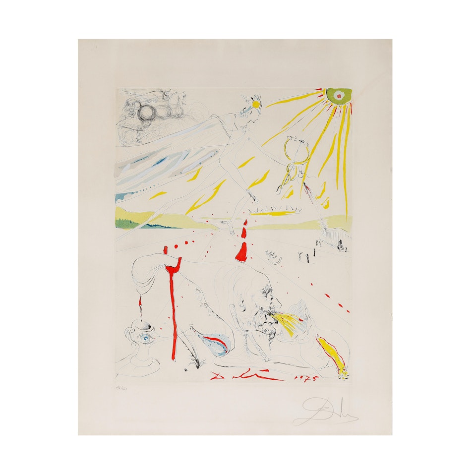 L"alchimiste by Salvador Dali
