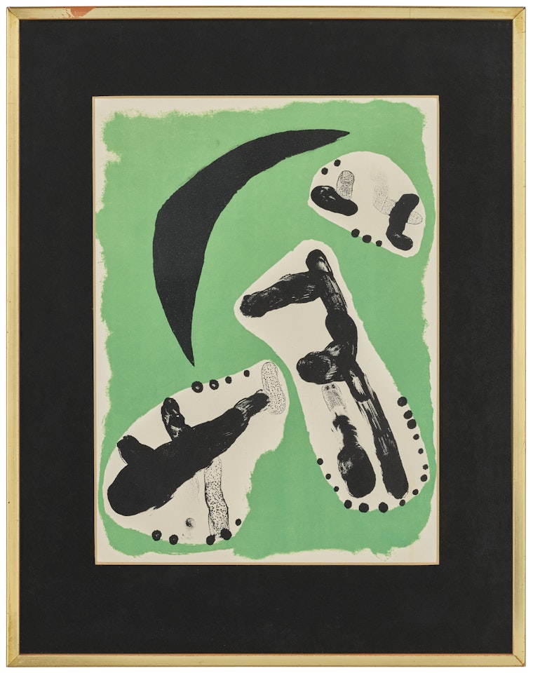 Derrière le miroir. Miró: one plate by Joan Miró