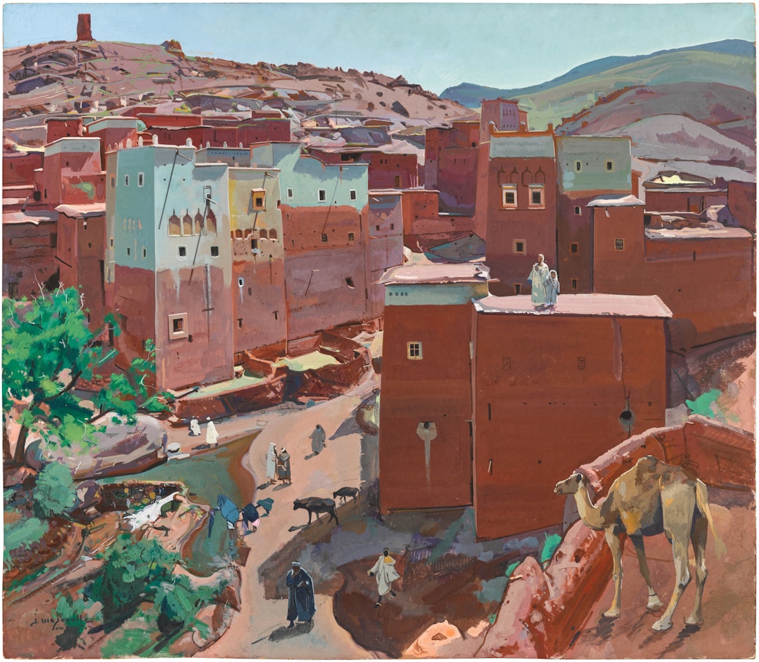 Anemiter, Ounila Valley, High Atlas by Jacques Majorelle
