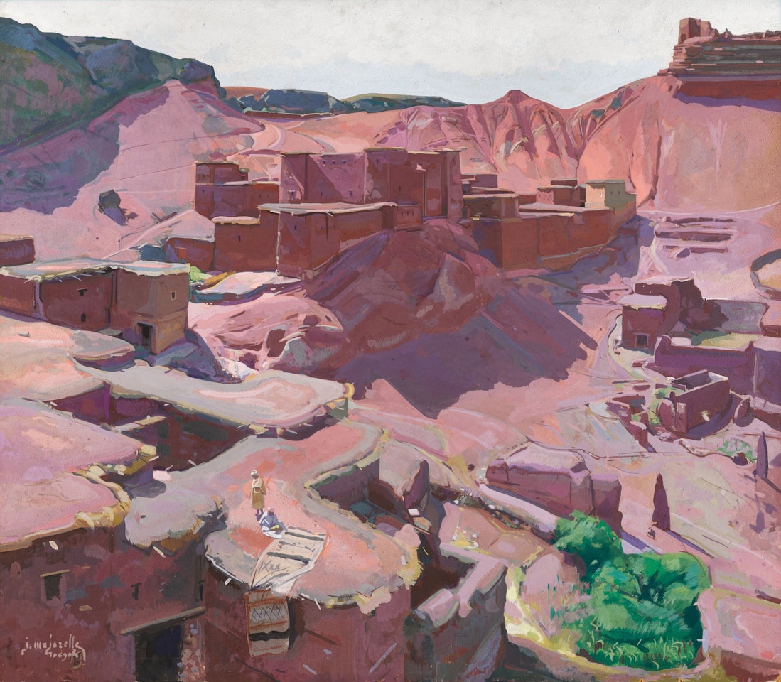 Kasbah of Tasgah in the Atlas by Jacques Majorelle