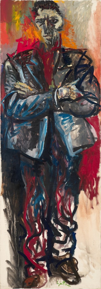 Uomo in piedi by Renato Guttuso