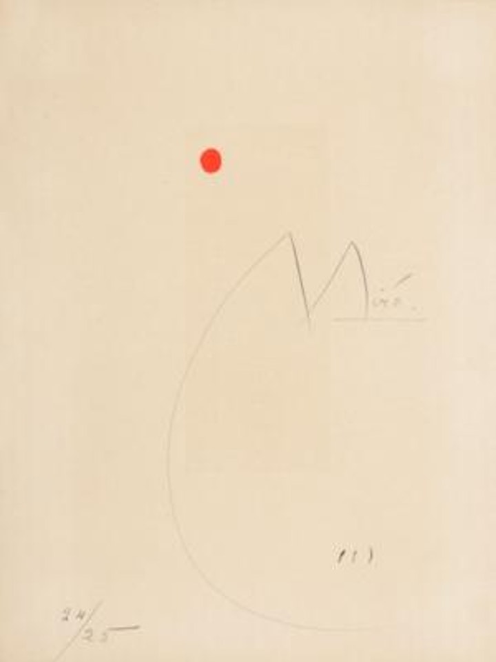 Sans le soleil, Malgré les autres Astres, il ferait nuit by Joan Miró
