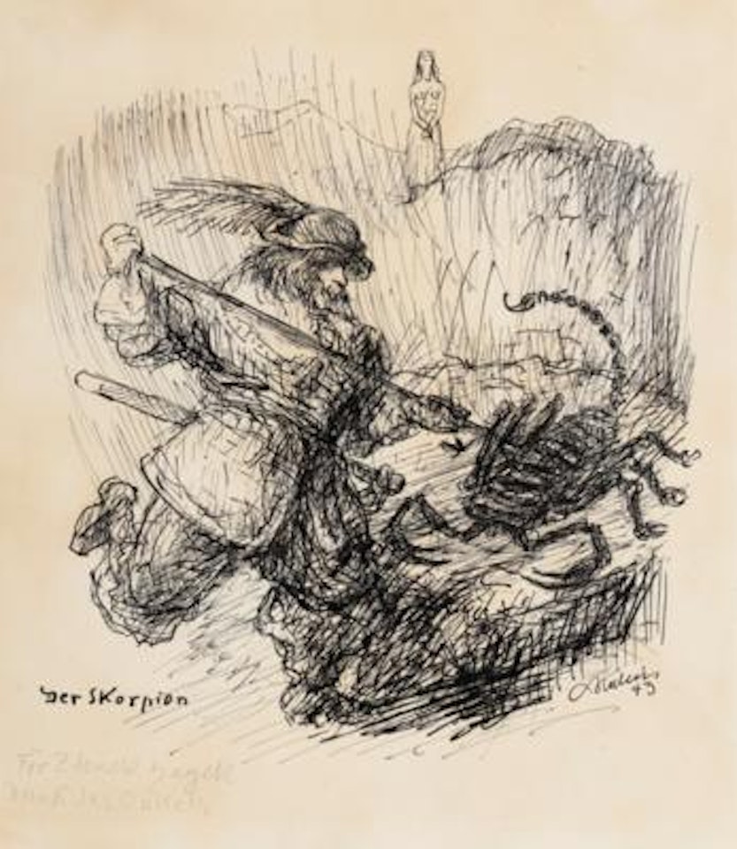 The scorpion by Alfred Kubin