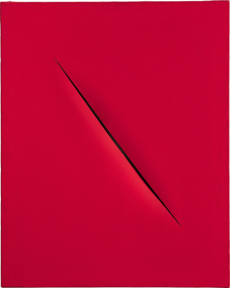 Concetto spaziale, Attesa by Lucio Fontana