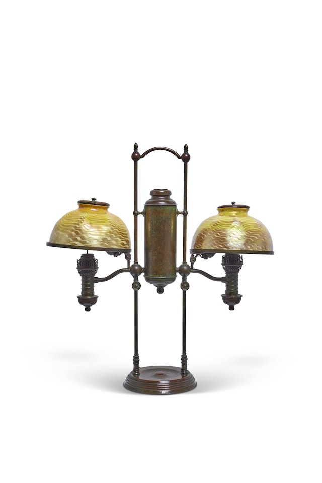 Lampe de bureau "Double Student" by Tiffany Studios
