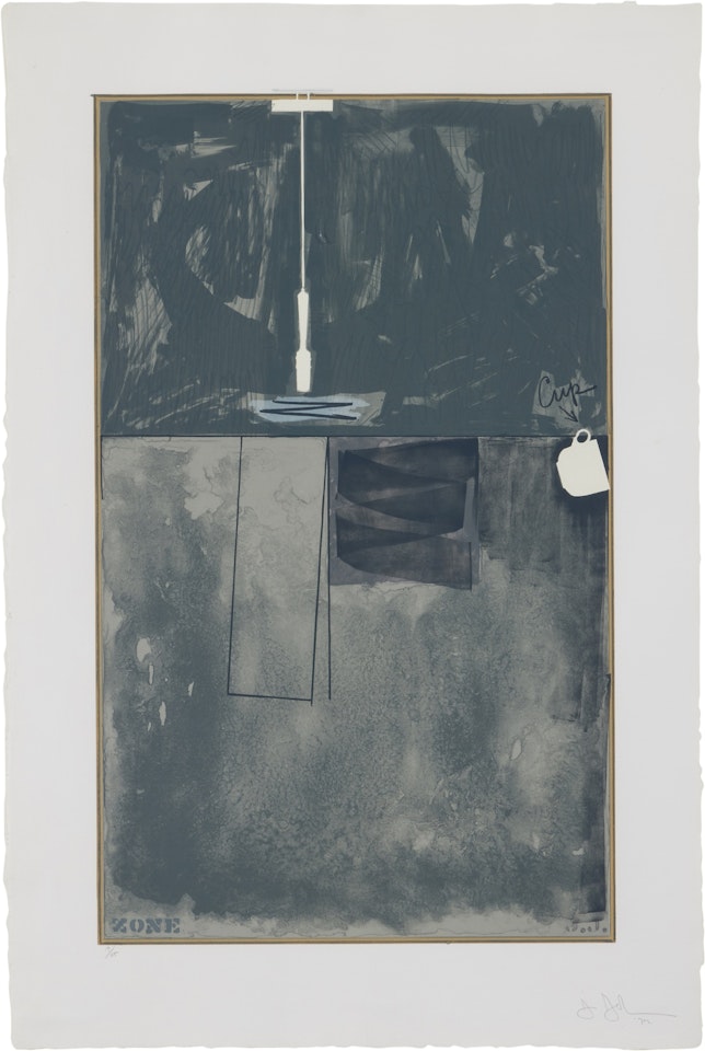 Zone (ULAE 105) by Jasper Johns