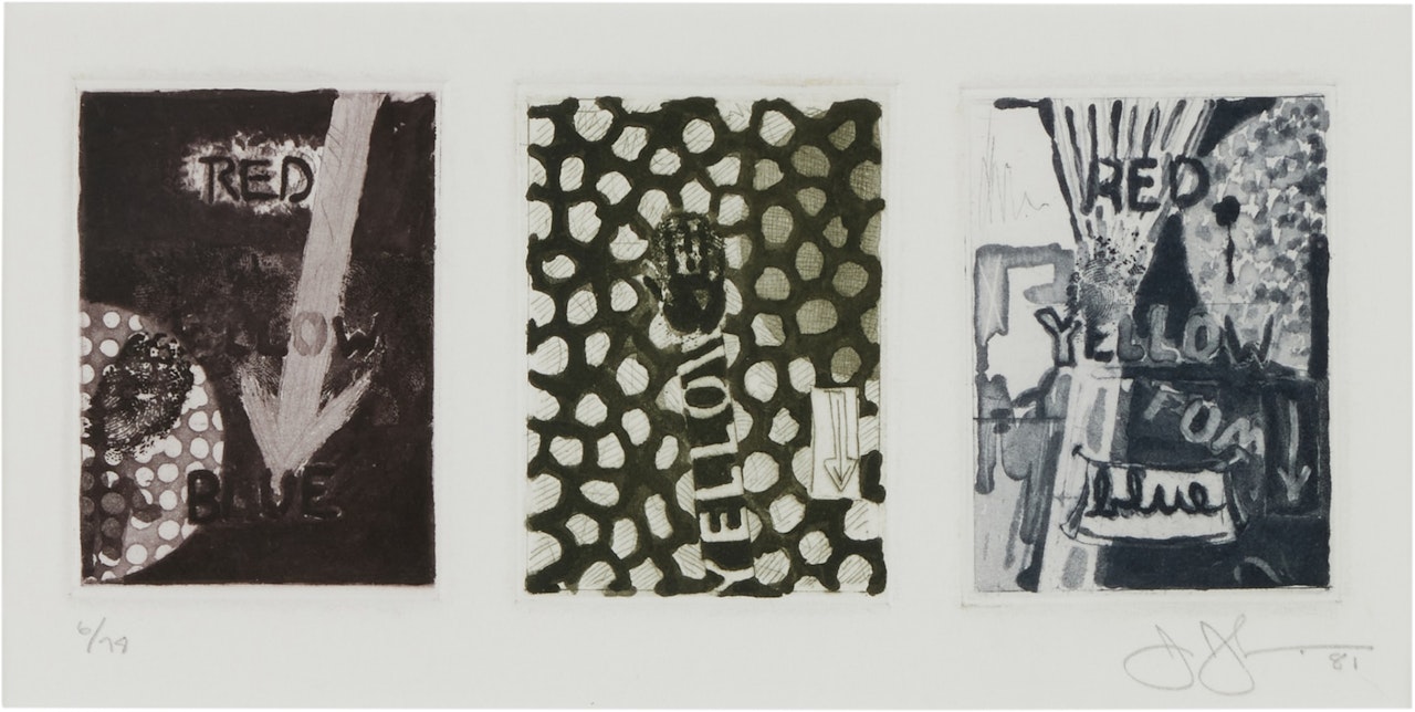 Untitled (ULAE 217) by Jasper Johns