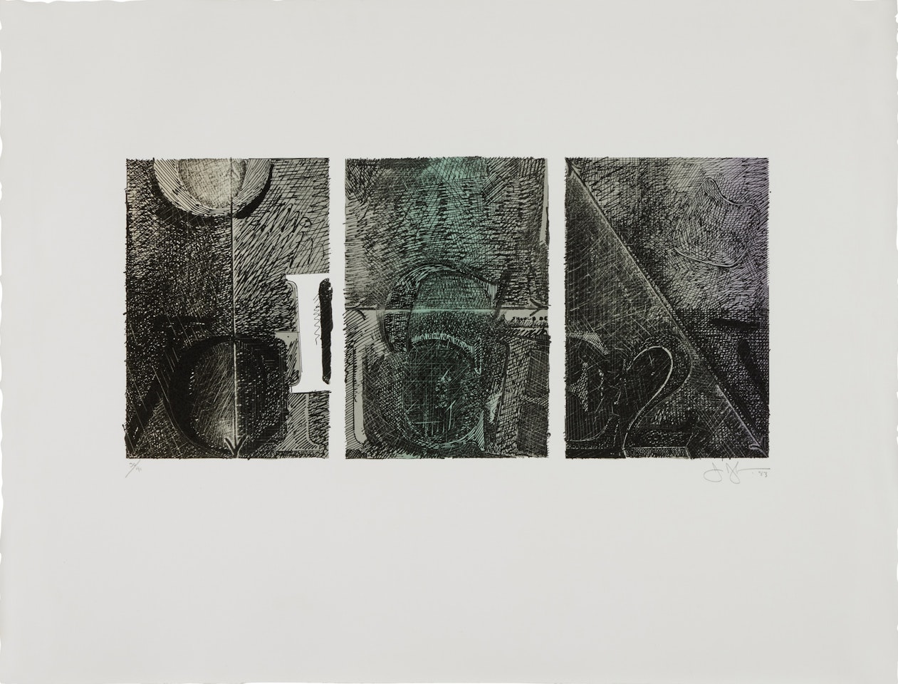 Voice 2 (ULAE 232) by Jasper Johns