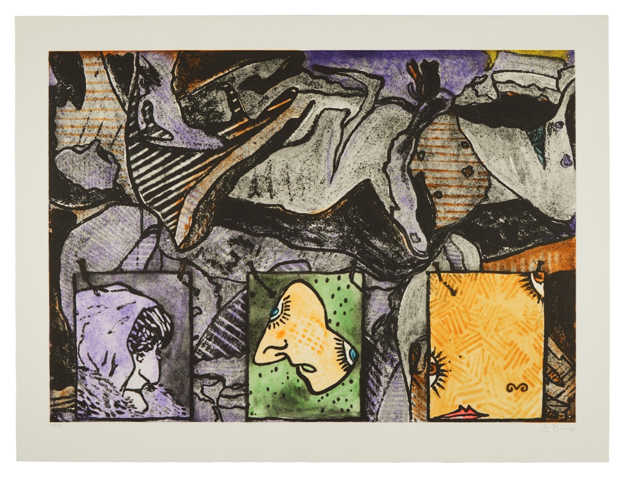 Untitled (ULAE 243) by Jasper Johns