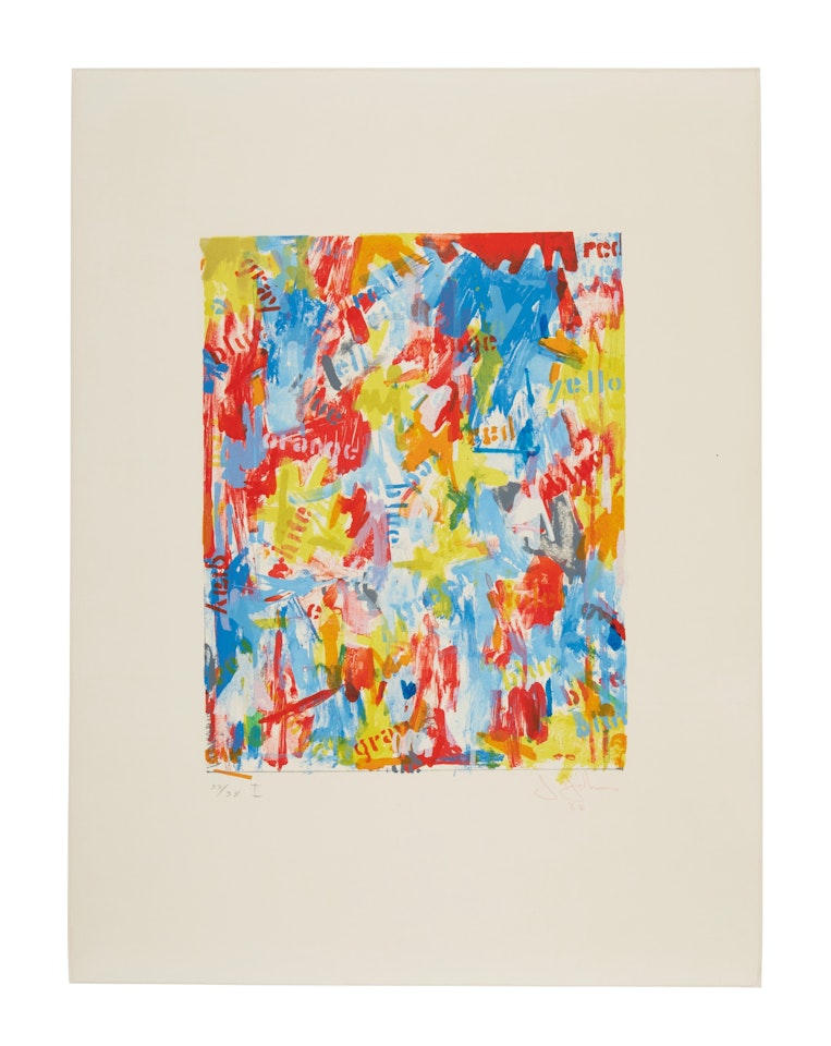 False Start I (ULAE 9) by Jasper Johns