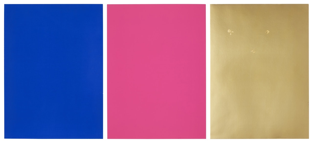 Monochrome und Feuer by Yves Klein