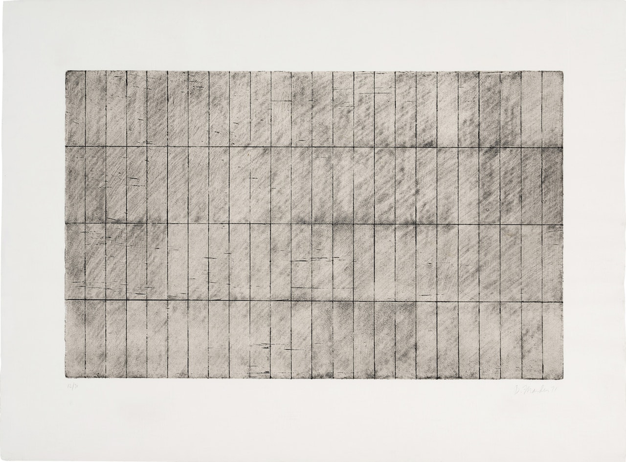 Grid II (Lewison 18) by Brice Marden