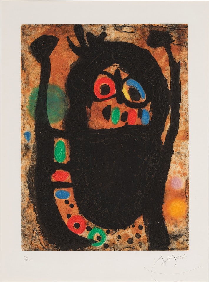 La femme aux bijoux (Dupin 452) by Joan Miró